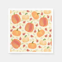 Watercolor Pumpkins: Soft Cream and Pale Yellow