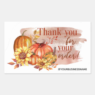 Watercolor Pumpkins   Sticker