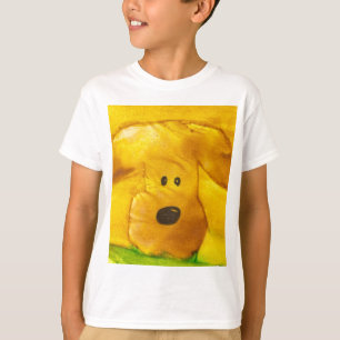 Watercolor Puppy Kids T-shirt