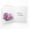 Watercolor Purple Add Name Elegant Birthday Wishes