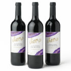 Watercolor Purple and Gold Geode Wedding Cheers