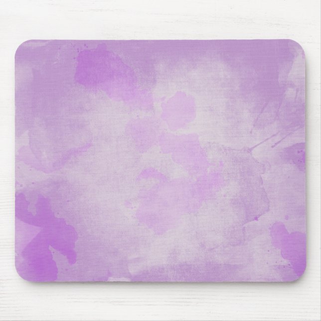 Watercolor Purple Mouse Pad (Front)