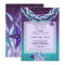 Watercolor Purple + Teal Under The Sea Baby Shower