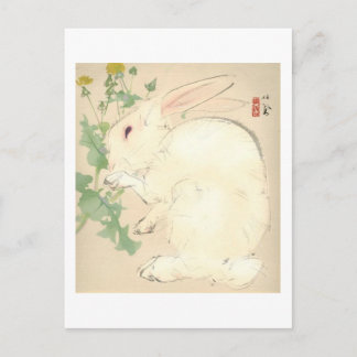 Watercolor Rabbit Postcard