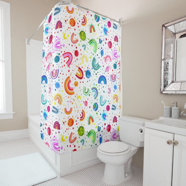 Watercolor Rainbow Galaxy Girls Colourful (In Situ)
