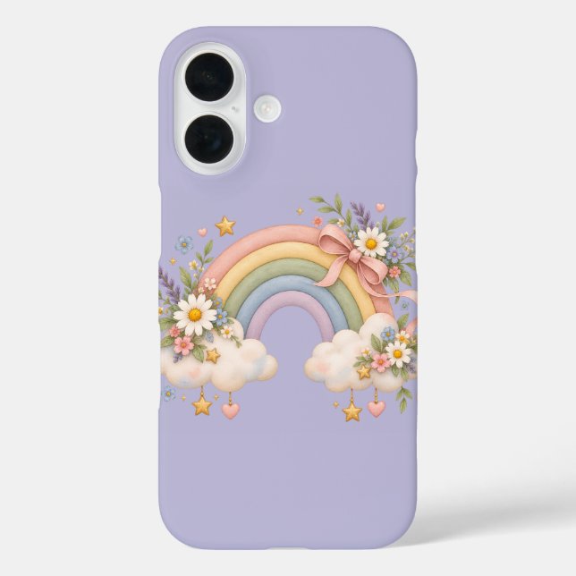 Watercolor Rainbow Gift – Charming Cloud Case-Mate iPhone Case (Back)