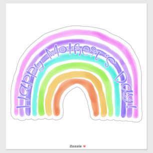 Watercolor Rainbow Happy Mother's Day