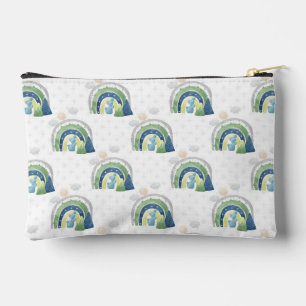 Watercolor Rainbow Pattern Accessory Pouch