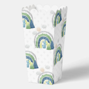 Watercolor Rainbow Pattern Favor Box