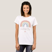 Watercolor Rainbow Teacher Appreciation T-Shirt (Front Full)