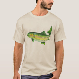 Watercolor Rainbow Trout Shirt
