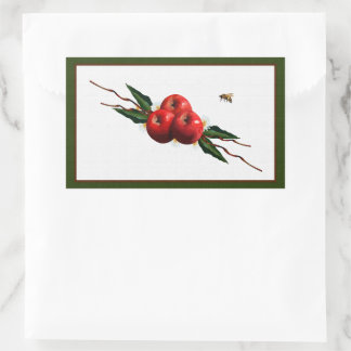 Watercolor Red Apples Sticker