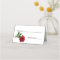 Watercolor Red Rose - Escort Cards