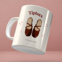 Watercolor Red Shoes Illustration Mug