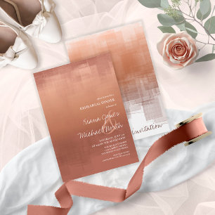 Watercolor Reflections Rehearsal Clay ID774 Invitation