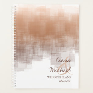 Watercolor Reflections Wedding Clay ID774 Planner