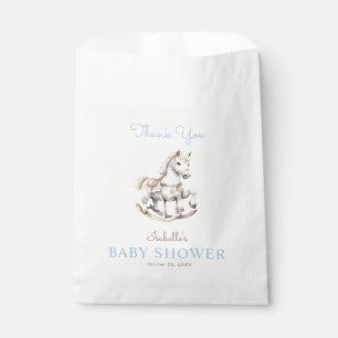 Watercolor Rocking Horse Baby Shower Favour Bag