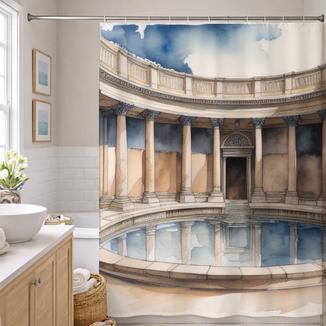 Watercolor Roman Bath (Creator Uploaded)