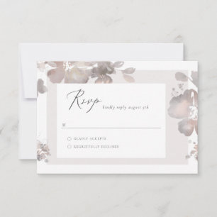 Watercolor Romance RSVP Card