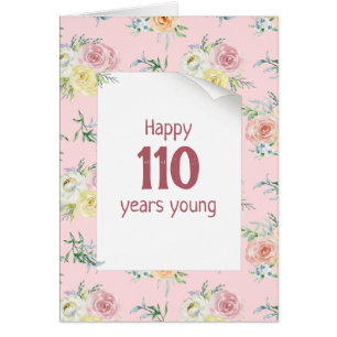 Watercolor Rose 110th Birthday