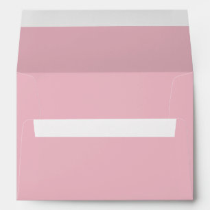 Watercolor Rose Buds Wedding Envelope
