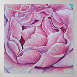 Watercolor Rose Painting by Pam Utton Poster