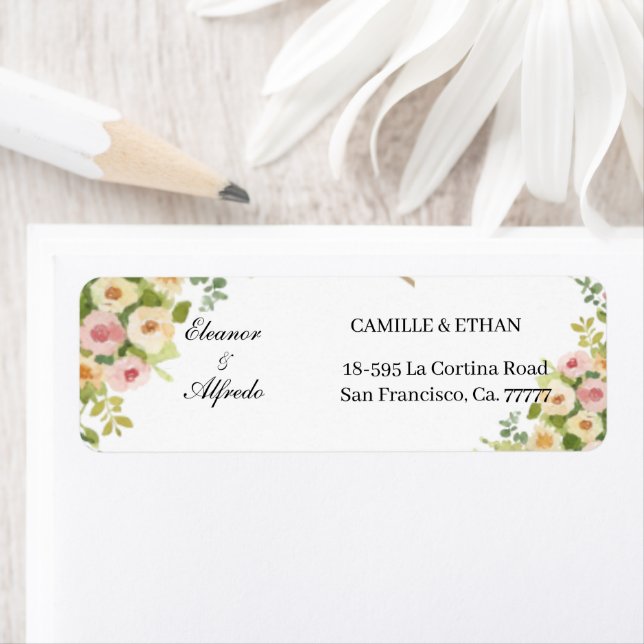 Watercolor Rose Wedding  (Insitu)