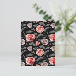 Watercolor Roses 15 Postcard