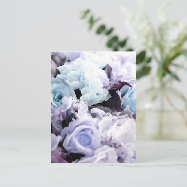 Watercolor Roses 26 Postcard (Standing Front)