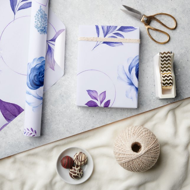 Watercolor Roses 31 Wrapping Paper (Crafts)