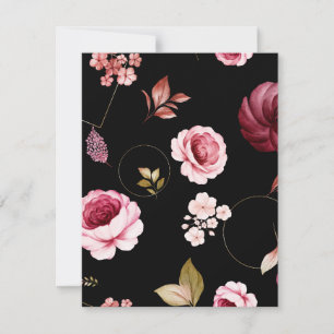 Watercolor Roses 32 Card