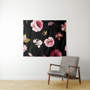 Watercolor Roses 32 Tapestry