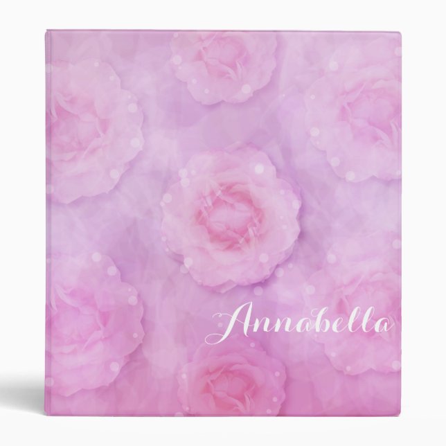 Watercolor roses binder (Front)
