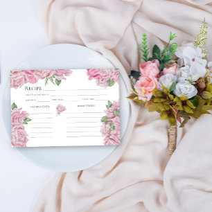 Watercolor roses - bridal shower recipe