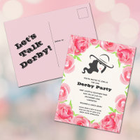 Watercolor Roses Derby Party