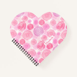 Watercolor Roses Notebook