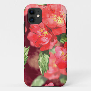 Watercolor Roses With Greens Case-Mate iPhone Case