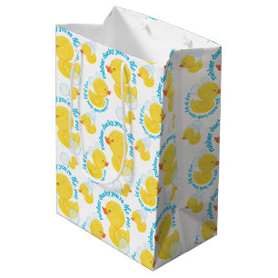 Watercolor Rubber Ducky You're the One Party Medium Gift Bag