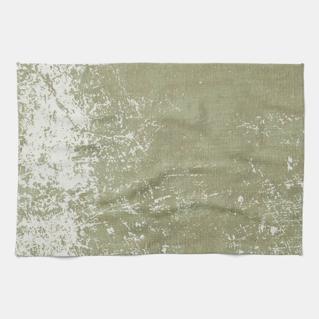 Watercolor Rustic Aesthetic  Kitchen Towel (Horizontal)