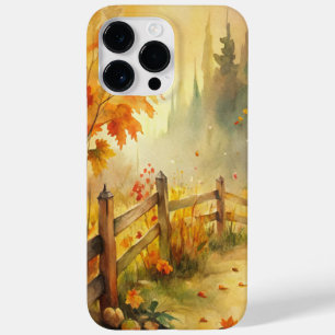 Watercolor Rustic Fall Landscape  Case-Mate iPhone 14 Pro Max Case