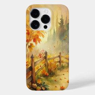 Watercolor Rustic Fall Landscape  Case-Mate iPhone 14 Pro Case