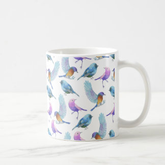Watercolor Safari: Birds (Customize BG Colour!) Coffee Mug