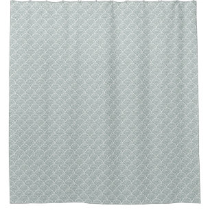 Watercolor Scallop Clam Shell Seafoam green