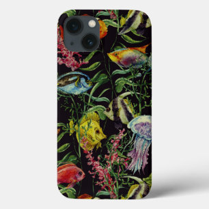 Watercolor Sea Life Pattern 1 iPhone 13 Case