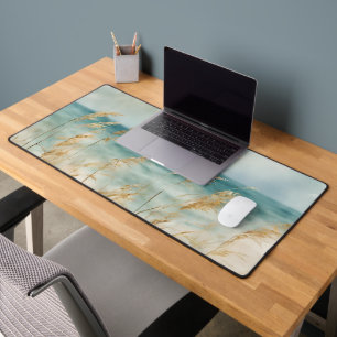 Watercolor Sea Oats  Desk Mat