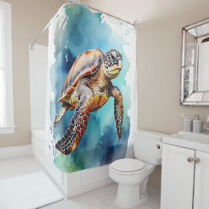 Watercolor Sea Turtle