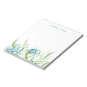 Watercolor Sea Turtle Beach Stationery Notepad (Rotated)
