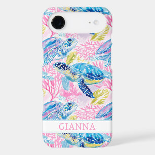 Watercolor Sea Turtles Monogrammed