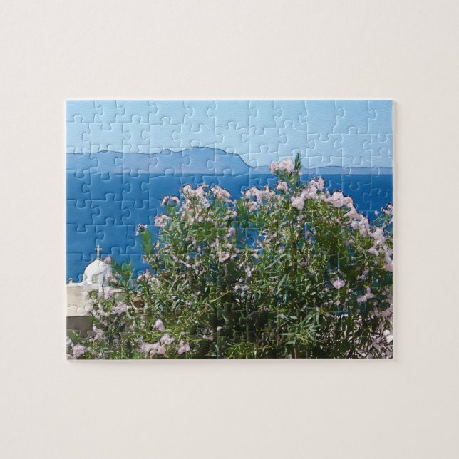 Watercolor sea view jigsaw puzzle (Horizontal)