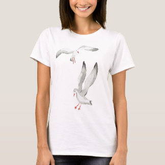 Watercolor seagulls T-Shirt